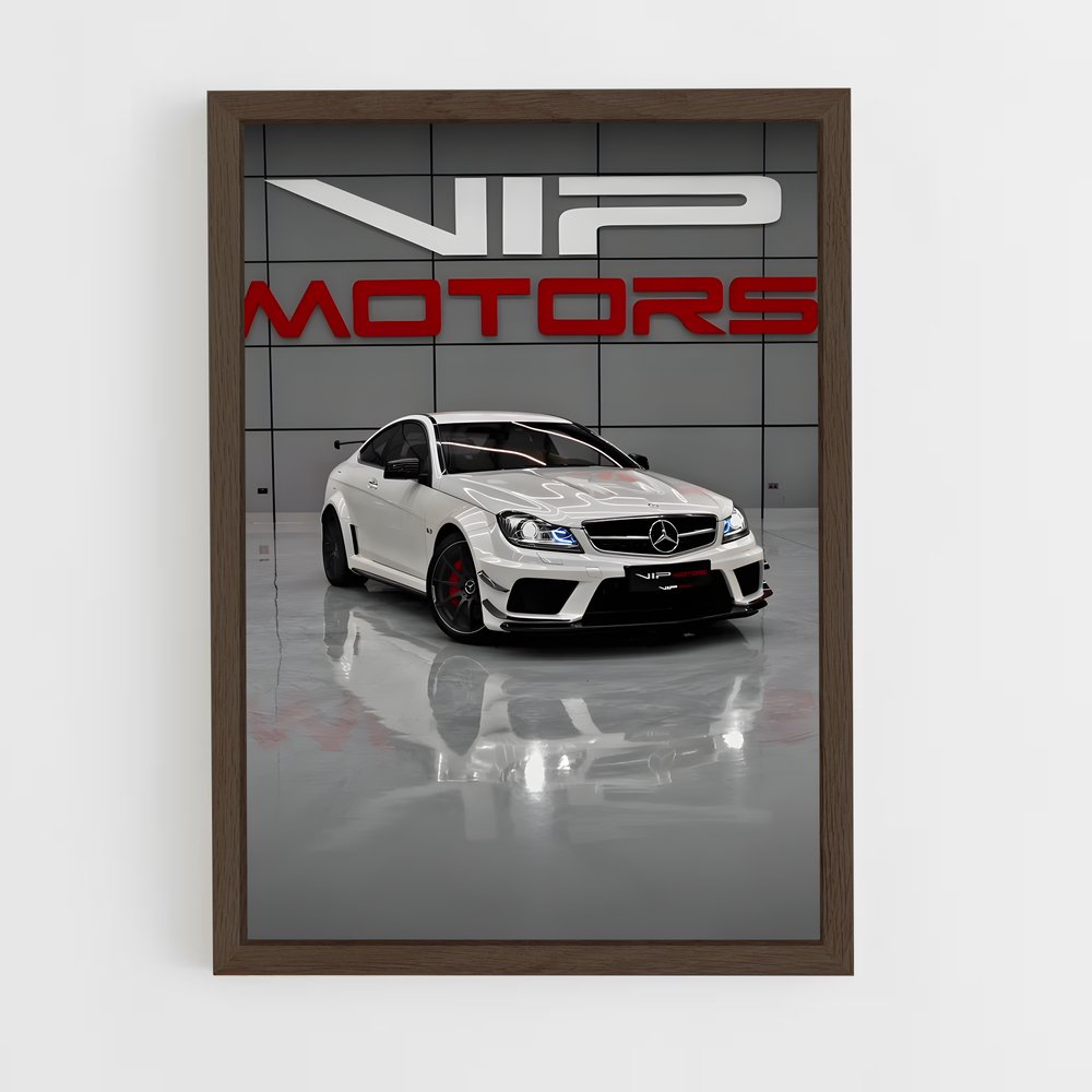Poster GTR Noir Éblouissant – affiche Mercedes (vue 5)